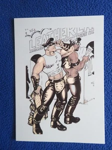 TOM OF FINLAND  LEATHER LAND  5X7  POSTCARD BY ETIENNE - Picture 1 of 1