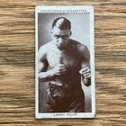 Churchmans Cigarette Card Boxing Personalities 17 Larry Gains 1938 Boxer Antique