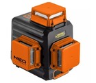5907558454413 NEO Tools 3D grüner Laser mit Tragetasche, Zieltafel, Magnethalter