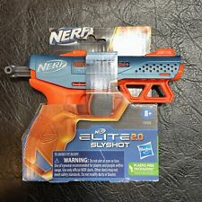 NERF Gun SLYSHOT ELITE 2.0 Single Shot Blaster with 3 Foam Ammo Darts
