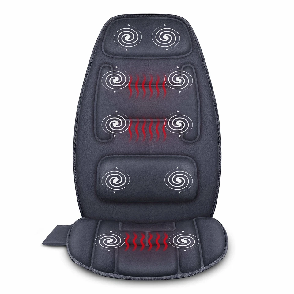 Snailax Back Massager Seat Cushion with Heat - Extra Memory Foam Support Pad - Image 1 of 4