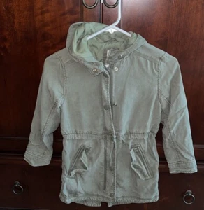 GAP KIDS - Utility Cargo Jacket - Army Green - Girls Size Small (6/7) - Picture 1 of 6