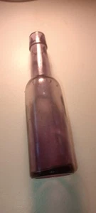 Vintage ametista vetro viola rara bottiglia da trovare è una bella viola senza sughero F#58 - Foto 1 di 9