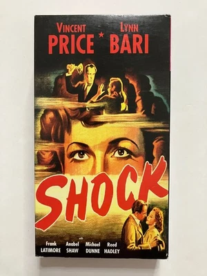 Shock VHS 1946 Classic Thriller B&W Vincent PriceLynn Bari - Image 1 of 3