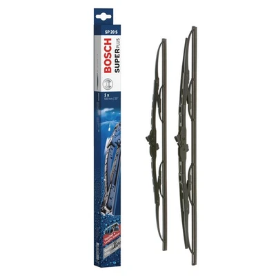 Bosch Superplus Spoiler Wiper Blades Set For Citroen SM Coupe Front Windscreen - Image 1 of 4