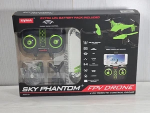 SYMA Sky Phantom FPV Drone 4 CH Remote Control Drone Green, Phone Not Included - Picture 1 of 7