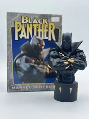 Mini Busto Estatua Pantera Negra Marvel Bowen Designs #1527/4000 con Caja Foto 1 de 4
