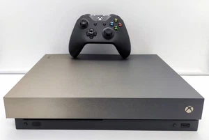 Xbox One X 1 TB Gold Rush Special + 1 Original Controller - Zustand: sehr gut - Bild 1 von 1