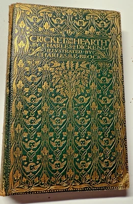 Rare Edition Charles Dickens Cricket on the Hearth with illus by C. E. Brock Foto 1 de 4