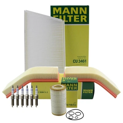 Kit de servicio de filtro de filtro Mann para Mercedes-Benz CLK350 Foto 1 de 2