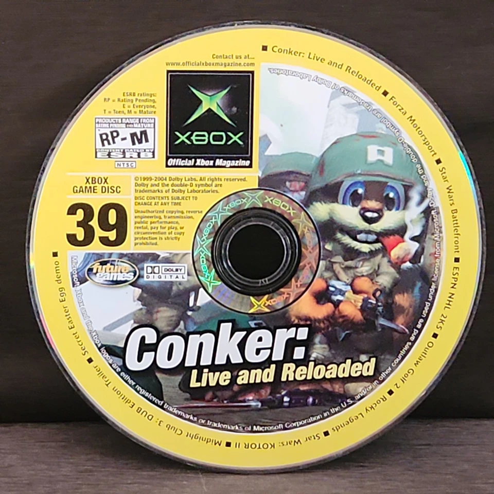 Conker Live and Reloaded  Demo Disc Xbox Refurbished - Image 1 of 1