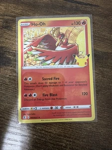 Ho-Oh 001/025 Holograma Raro Holo Celebraciones Casi Nuevo - Imagen 1 de 1