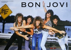 BON JOVI - MEGA Poster from 2020 - 22 x 16 in. (55 x 40 cm) - MINT CONDITION! - Picture 1 of 1