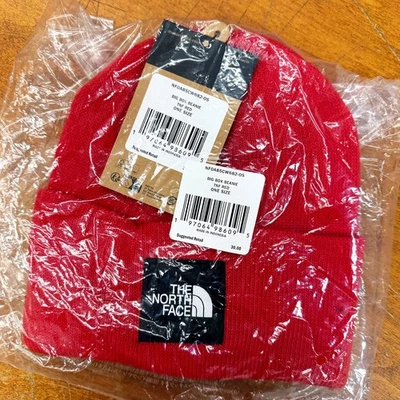 *NUEVO* UNISEX THE NORTH FACE Big Box Gorro TNF Rojo (NF0A85CW 682) 👍 Foto 1 de 3