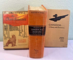 VTG LOT - 3 Native American Books - Chinook, The Cheechakaes & Handbook - Picture 1 of 18
