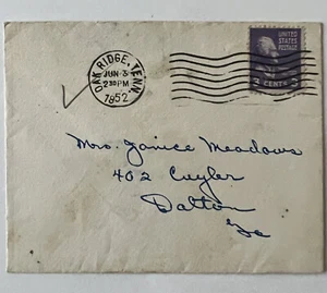 ERROR 1952 TENNESSEE COVER WITH "1852" YEAR AND "52" SHIFTED UP - Picture 1 of 3