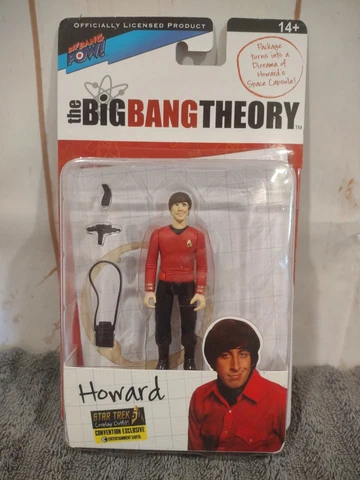2016 Big Bang Theory Action Figure Nerd Howard Action Figure Star Trek Uniform Cover
