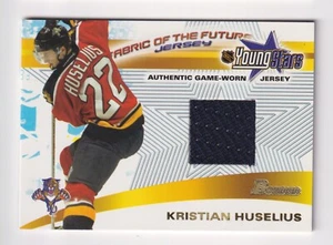 2001-02 Bowman YoungStars FABRIC OF THE FUTURE JERSEY #FFJ-KH KRISTIAN HUSELIUS - Picture 1 of 2