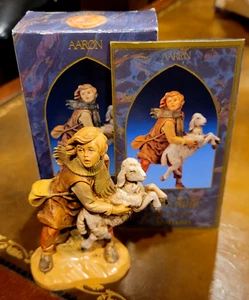 New Aaron the Shepherd Christmas Heirloom Nativity Figure Fontaninni by Roman 5" - Picture 1 of 13