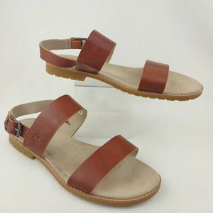 Timberland Chicago Riverside braune Vollnarben-Rückenriemensandalen Damengröße 9,5 - Bild 1 von 12