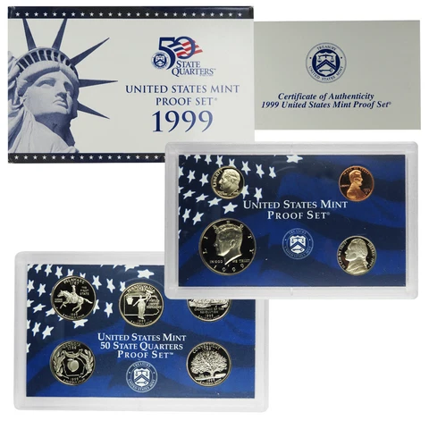 1999-S U.S. Clad Proof Set Cover