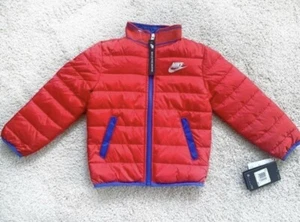 Nike Boys Winter Puffer Jacket 76D473-U10 Size 4T - University Red- NEW - Picture 1 of 9