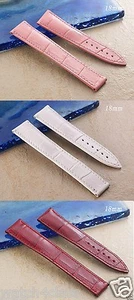 Genuine Leather Band Strap bracelet compatible wi/ Speedmaster OMEGA 18mm x 16mm - Picture 1 of 7