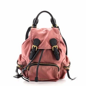pink burberry backpack