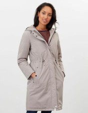 Joules Charlbury Waterproof Women's Raincoat - Mettalic Stone