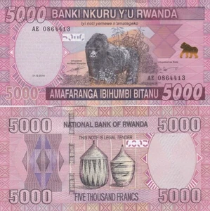 Rwanda - 5000 Francs 2014 UNC Lemberg-Zp - Picture 1 of 1