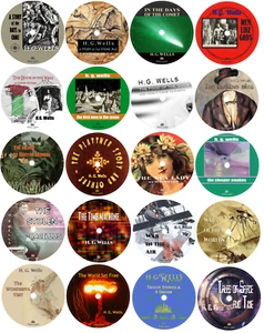 H. G. Wells 20 Fantasy and Science Fiction Audiobooks in 20 MP3 Audio CDs - Picture 1 of 1