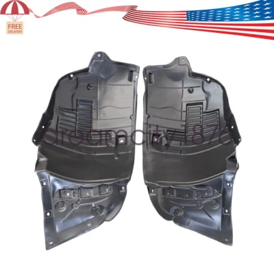 Set of 2 Inner Fender Liners For 2014-2023 INFINITI Q50 638404GA0B 638414GA0B US - Image 1 of 4