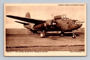 Postal de bombardero bimotor avión militar británico - Boston 11 - avión militar británico - Imagen 1 de 2