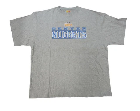 NEW Denver Nuggets Mens Sizes 2XL-4XL-5XL Big & Tall Gray Shirt Cover