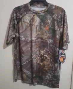 Men's Small Real Tree Xtra Wicking SS T-Shirt Polyester DuraCool DryMate NWT - Picture 1 of 5