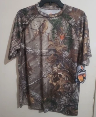 Men's Small Real Tree Xtra Wicking SS T-Shirt Polyester DuraCool DryMate NWT - Image 1 of 4