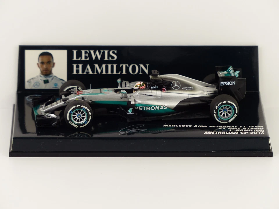 1 43 MINICHAMPS MERCEDES AMG Petronas F1 W07 hybrid Hamilton 2016