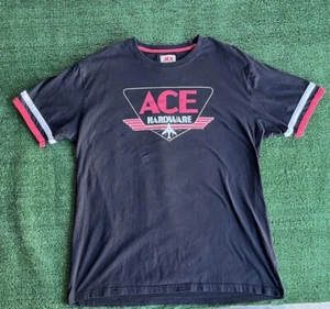 Ace Hardware Store Logo T-Shirt Usa Size 2XL American Eagle striped - Picture 1 of 3