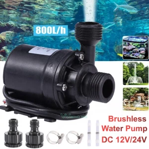 12V 800L/H Alta presión Mini Bomba de Agua Sumergible para Acuario Pecera Fuente - Imagen 1 de 33