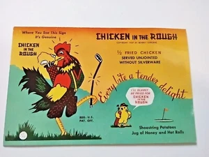 Chicken in the Rough Restaurant Oklahoma City OK VTG Advertisement Postcard - Picture 1 of 10