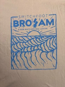 Herren T-Shirt Switchfoot Bro-Am and Rob Machado Jr XL beige mit blauem Aufdruck - Bild 1 von 10