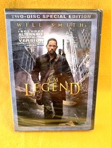 I Am Legend (DVD, 2-Disc Set, Special Edition) Will Smith NEW & SEALED w/ALT End - Picture 1 of 6