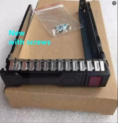 NEW 651687-001 651699-001 2.5" SFF HDD Tray Caddy G8 Gen8 G9 DL380p W/ screws - Image 1 of 4
