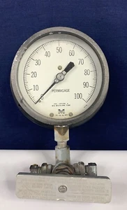 Marshalltown Permagage PSI 176 Option A 4,5" Messgerät 316 Edelstahlrohr - Bild 1 von 6