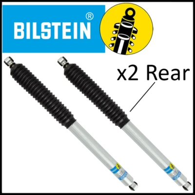 Par de amortiguadores traseros Bilstein B8 5100 para Ford F250 F350 2017-2025 con elevación trasera de 0-1" Foto 1 de 2