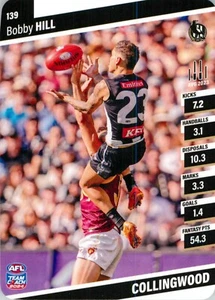 2023 Collingwood Magpies AFL Premiers TeamCoach Card - Bobby Hill - Picture 1 of 3