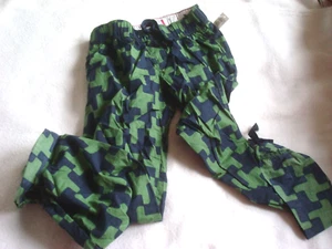 Pantalones de pijama para niñas verde talla pequeña (6/7) algodón nuevos - Imagen 1 de 2