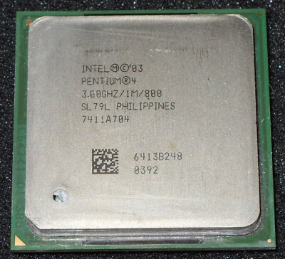 PROCESADOR INTEL PENTIUM 4 3,0 GHz SL79L, BUS 800 MHz, socket 478, vendedor de ee. uu. Foto 1 de 2