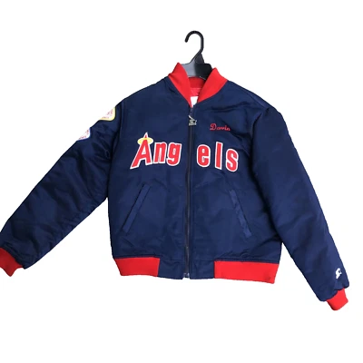 Youth Vtg California Anaheim Angels Starter Diamond Collection Jacket Sz Large - Image 1 of 4