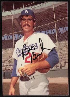 БИЛЛ БАКНЕР (L. A. Dodgers) -1970-е винтажная фотография снимка *с АВТОГРАФОМ* d.2019 - Изображение 1 из 2